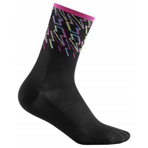 Κάλτσες Cube High Cut   Blackline (Black 'n' Blue 'n' Pink) - 12261