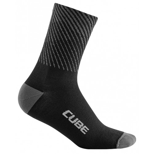 Κάλτσες Cube High Cut Be Warm Black 'n Grey - 12314
