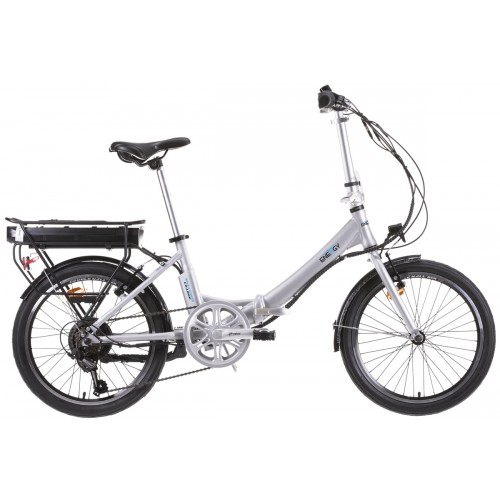Ηλεκτρικό Ποδήλατο Energy "SKIATHOS" E2000 Σπαστό  (Easy Entry) 20" Ασημί