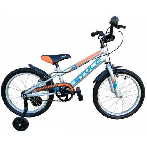 Παιδικό ποδήλατο 18" Style Challenger II - Ασημί