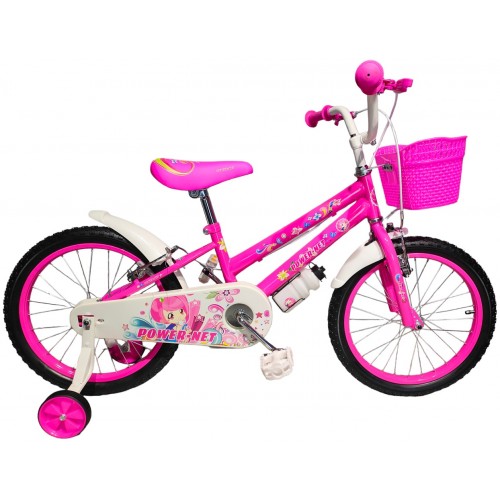 Παιδικό ποδήλατο 18" POWER-NET Girl - Ροζ